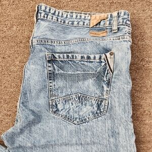 Sean John Hamilton Men's Denim Jeans in Light Blue 38x32